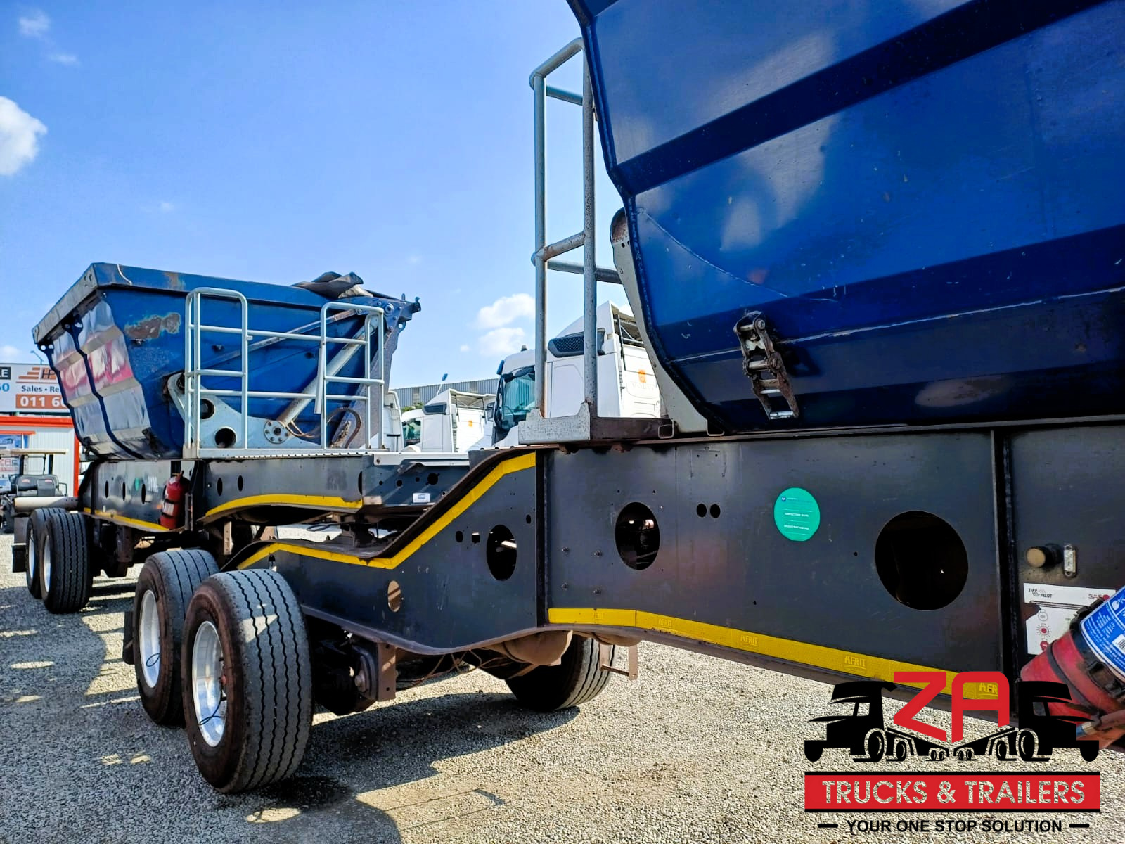 2021 AFRIT 18 CUBE SIDE TIPPER TRAILER #53294